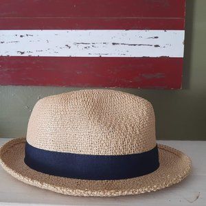 Kids hanna Andersson straw fedora - ADORABLE